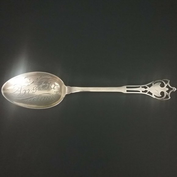 Vintage Austin Minnesota Sterling Silver Souvenir Spoon - Picture 2 of 11
